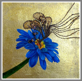 Luci Coles Blue Gerbera